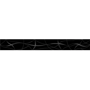 Бордюр "Vela" Nero Stella 505х62